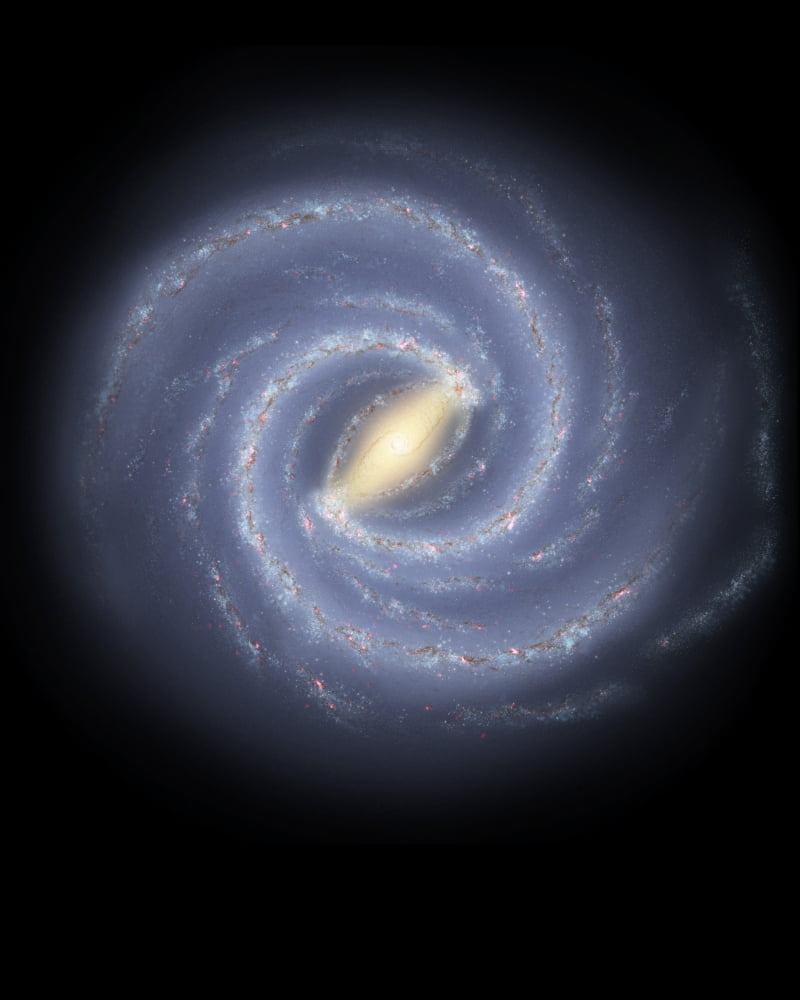 The Milky Way Galaxy Canvas Art - Stocktrek Images (25 x 31)