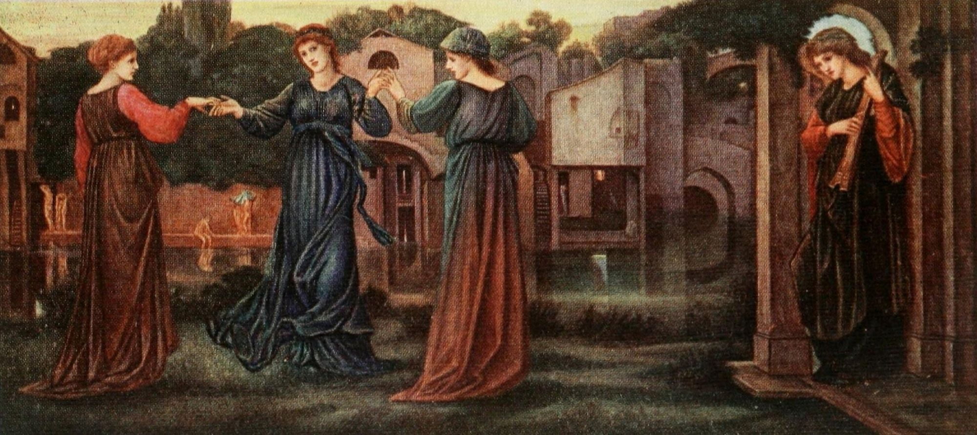 The Mill Burne-Jones 1909 Canvas Art - Edward Burne-Jones (24 x 36)