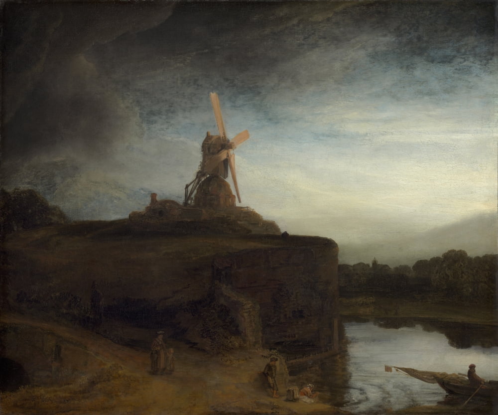 The Mill Canvas Art -  (36 x 24)