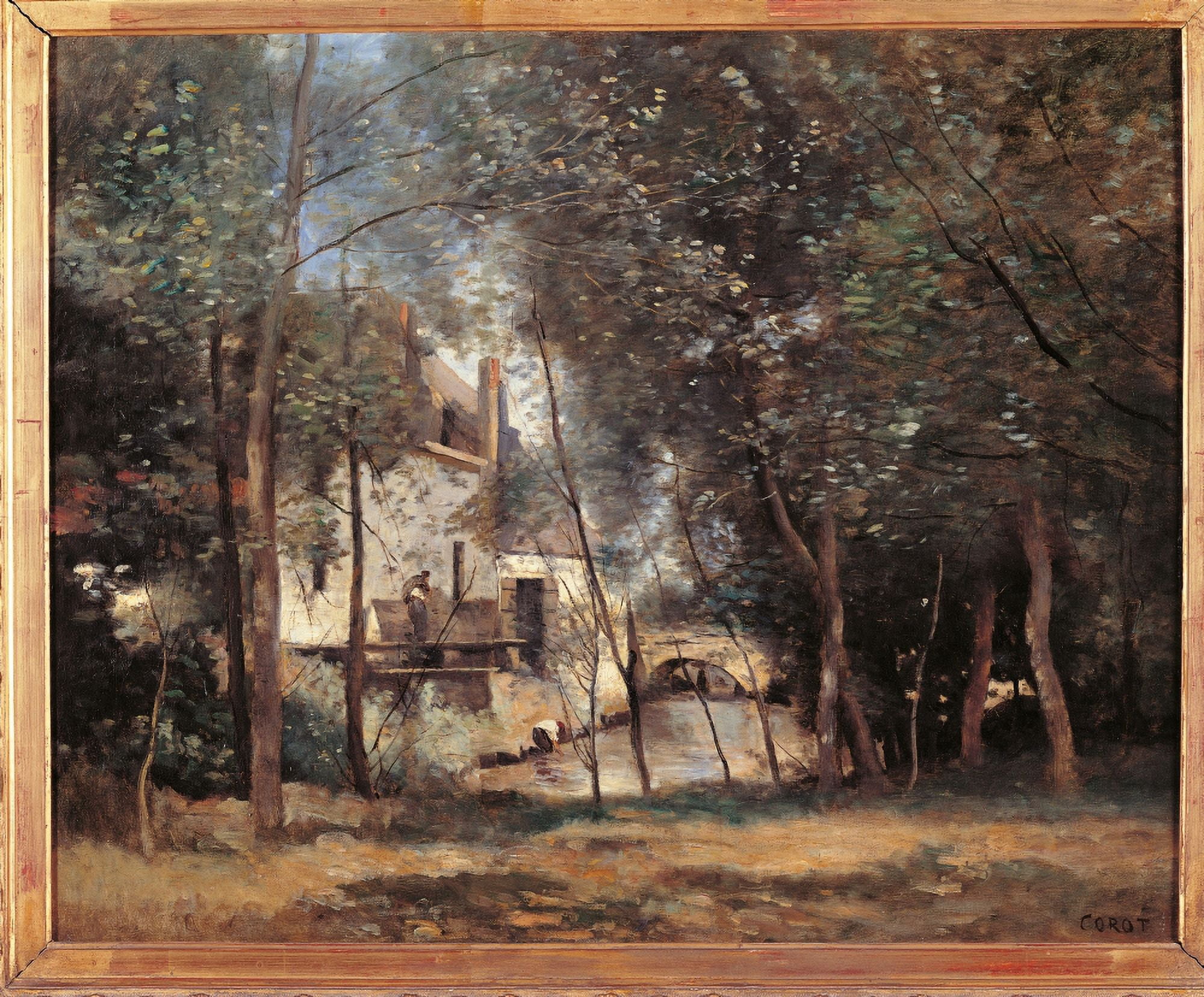 The Mill In Saint Nicolas Lez Arras Canvas Art - (24 x 18)