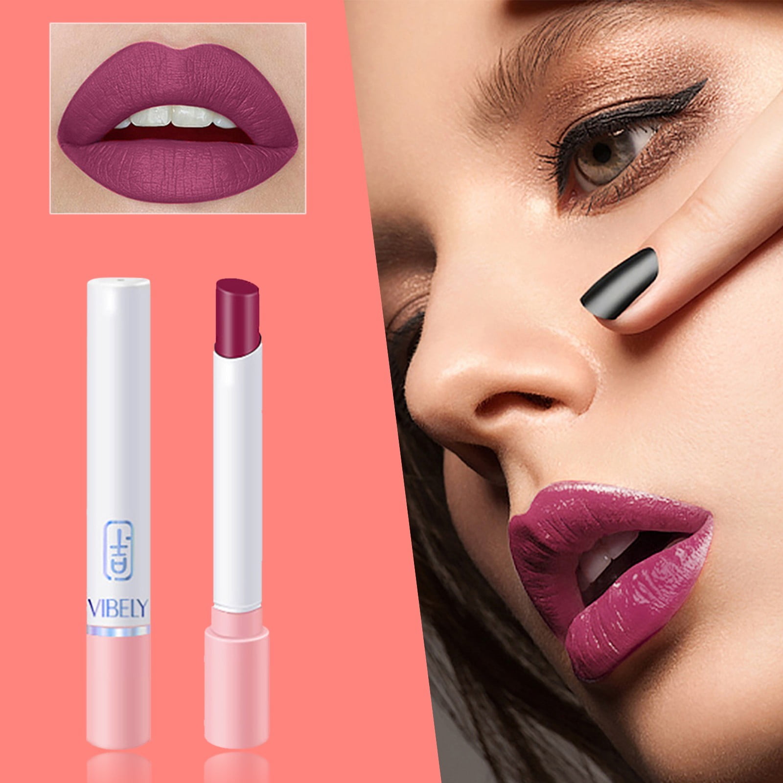 Glitter Clear Lip Gloss Pearl Lipstick Lip Gloss with Glitter Lipstick Fab 5 in 1 Inflatable Lipstick Lipstick Color Changing Ends Plumper Clear Skies 3 Items Hold on Pretty Makeup Highlighter Lip
