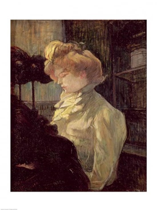 The Milliner 1900 Canvas Art - Henri de Toulouse-Lautrec (18 x 24)