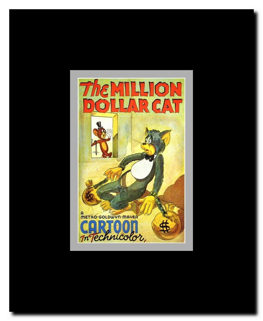 The Million Dollar Cat Framed Movie Poster
