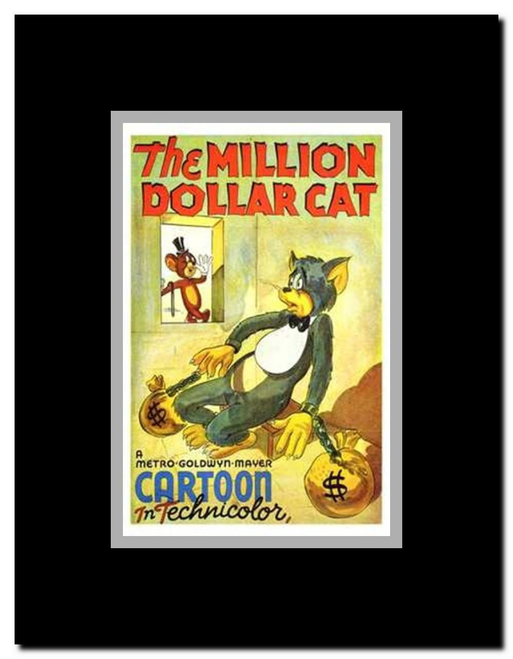 The Million Dollar Cat Framed Movie Poster
