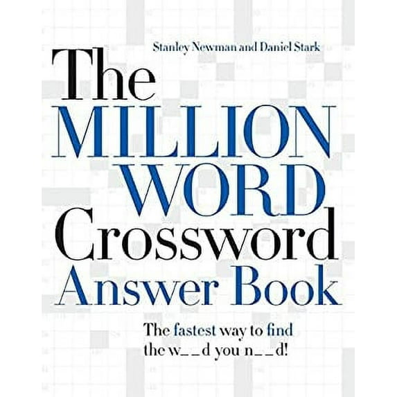 Pre-Owned The Million Word Crossword Answer Book (Hardcover) 0061125903 9780061125904