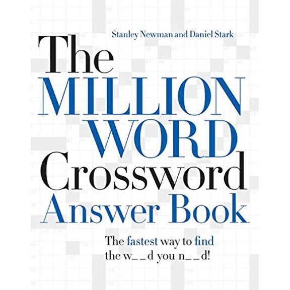 Pre-Owned The Million Word Crossword Answer Book Paperback