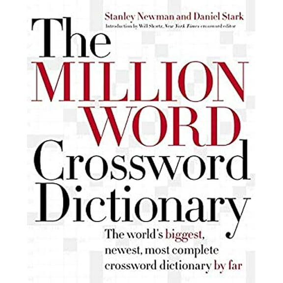 Pre-Owned The Million Word Crossword Dictionary, (Hardcover)