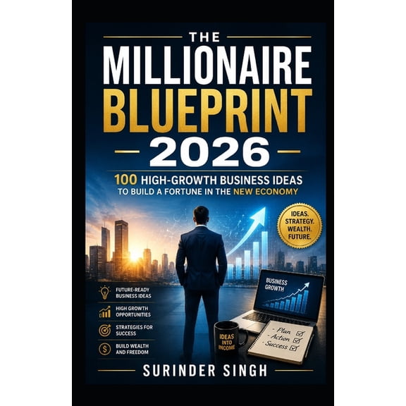 The Millionaire Blueprint 2026: 100 High-Growth Business Ideas to Build Wealth in the New Economy, (Paperback)