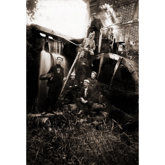 The Mills Brothers & Their water wheel Poster Print by Carl W. Spohler Jr. (24 x 36)