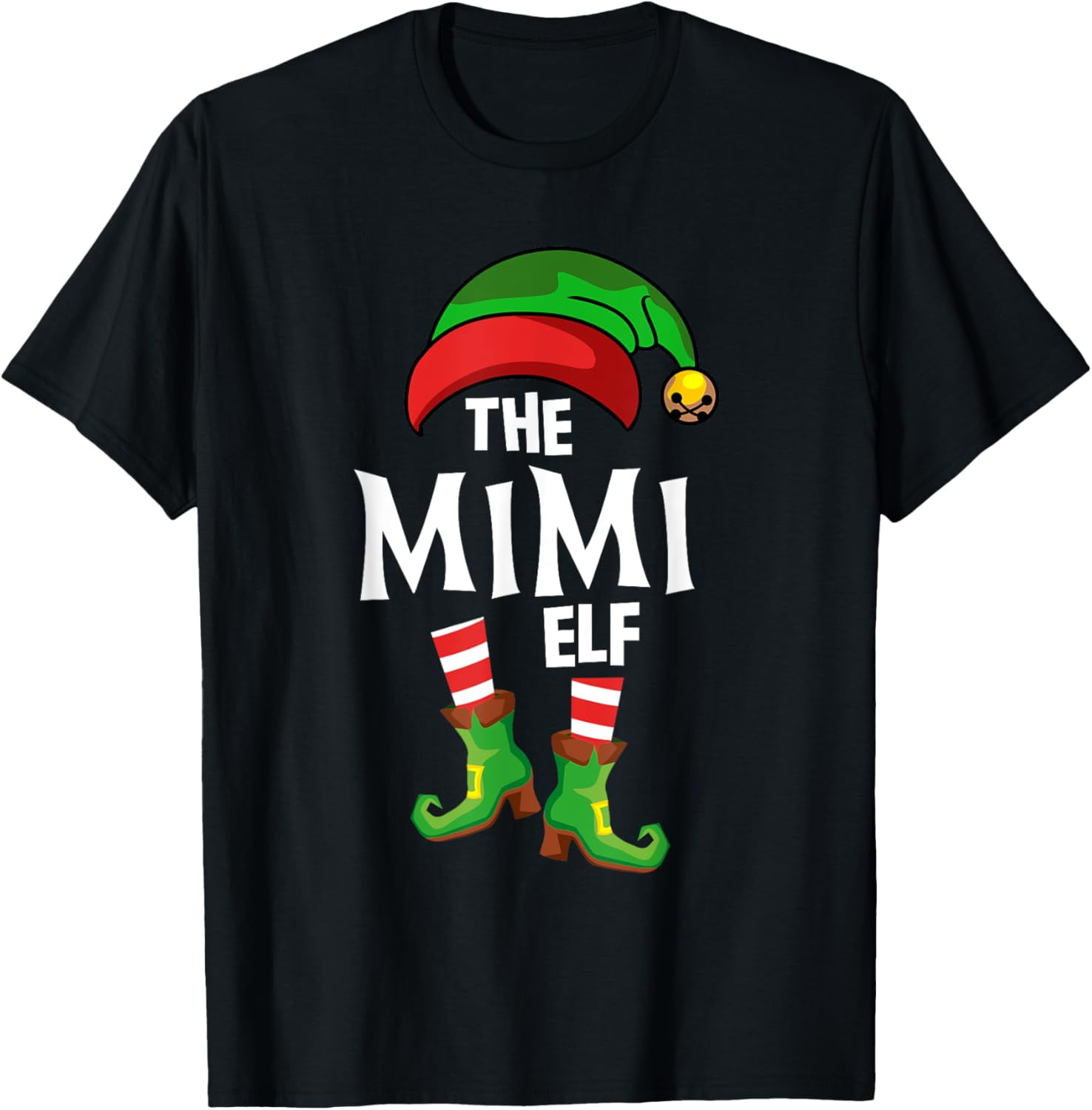 Mimi Elf Matching Family Christmas T-Shirt Pajamas Elves Mimi Elf Matching Family Christmas T-Shirt Pajamas Elves