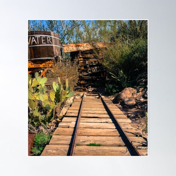 The Mine Shaft Poster Wall Art, Modern Wall Decor, 8x12 UNFRAMED