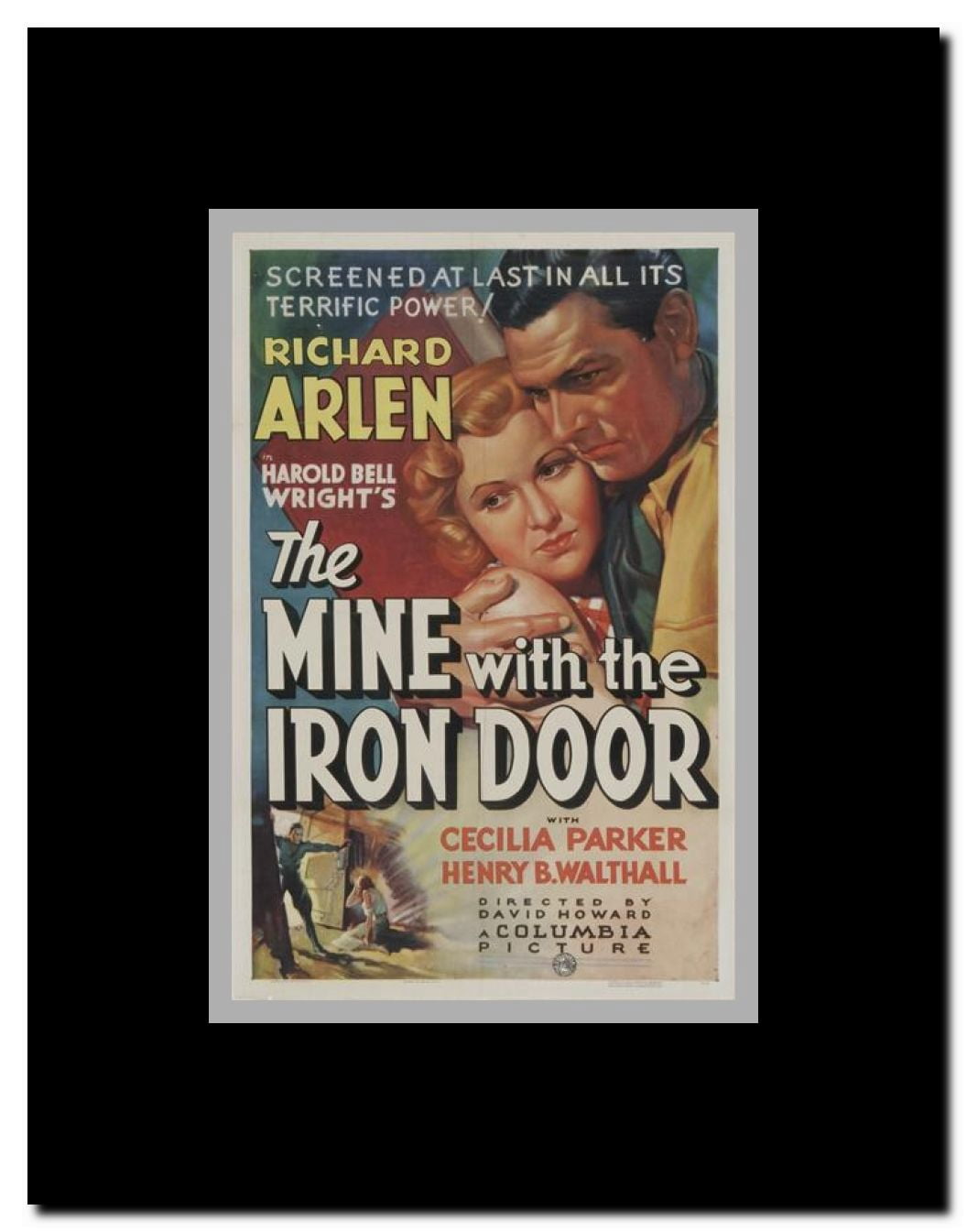 The Mine with the Iron Door Framed Movie Poster