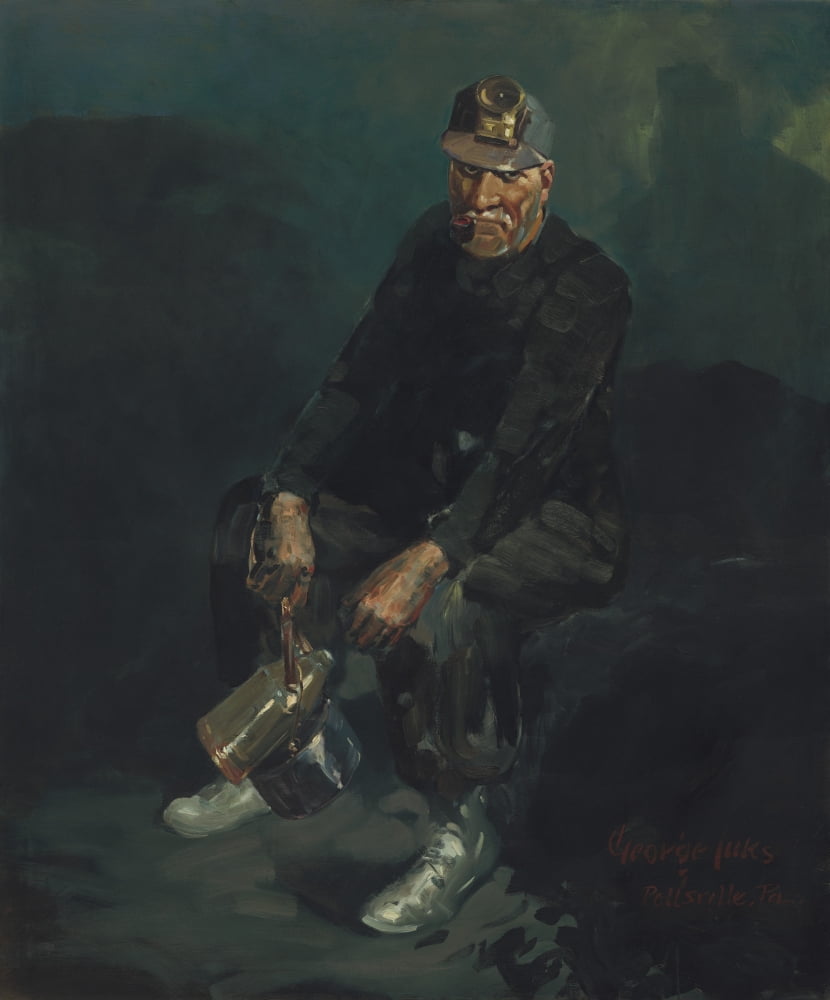 The Miner Canvas Art - (18 x 24)
