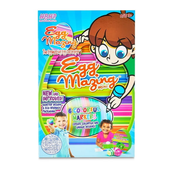 The Mini Eggmazing Easter Egg Decorating Craft Kit, for Unisex Child Ages 3+, Green