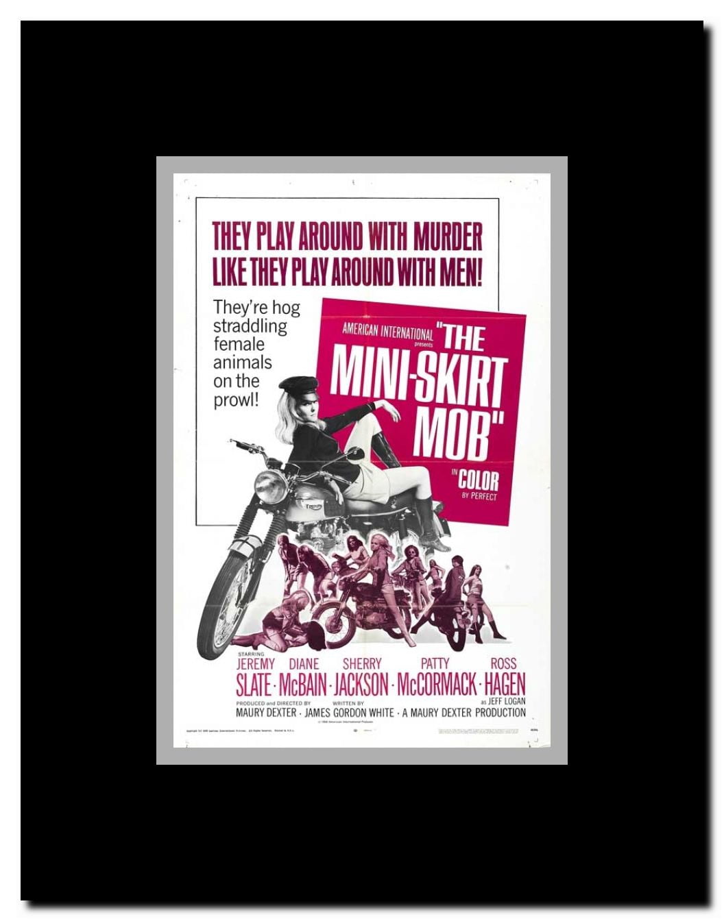 The Mini-Skirt Mob Framed Movie Poster