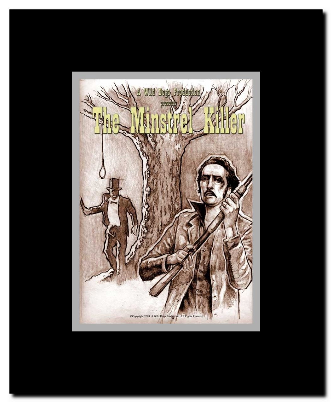 The Minstrel Killer Framed Movie Poster