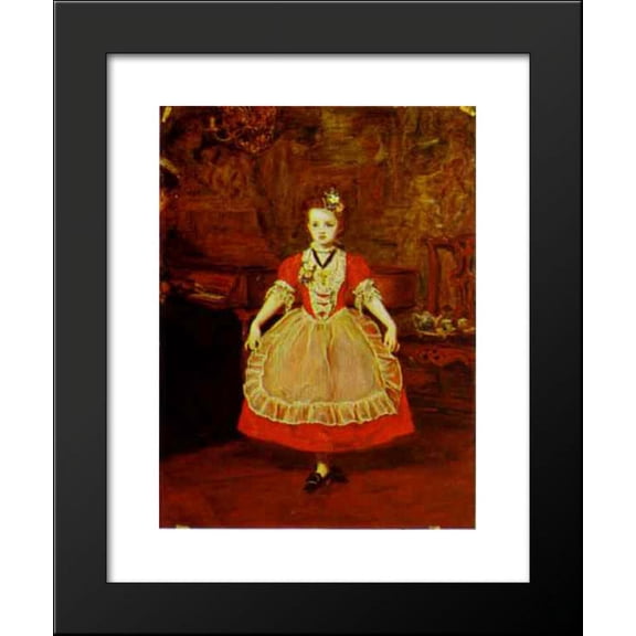 The Minuet 20x24 Framed Art Print by Millais, John Everett