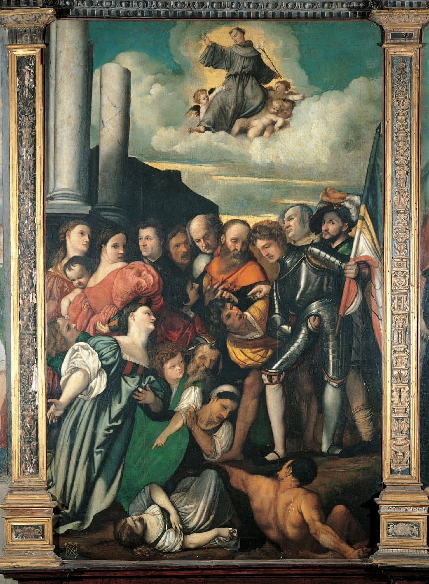 The Miracle Of The Drowned Girl Canvas Art - (24 x 36)