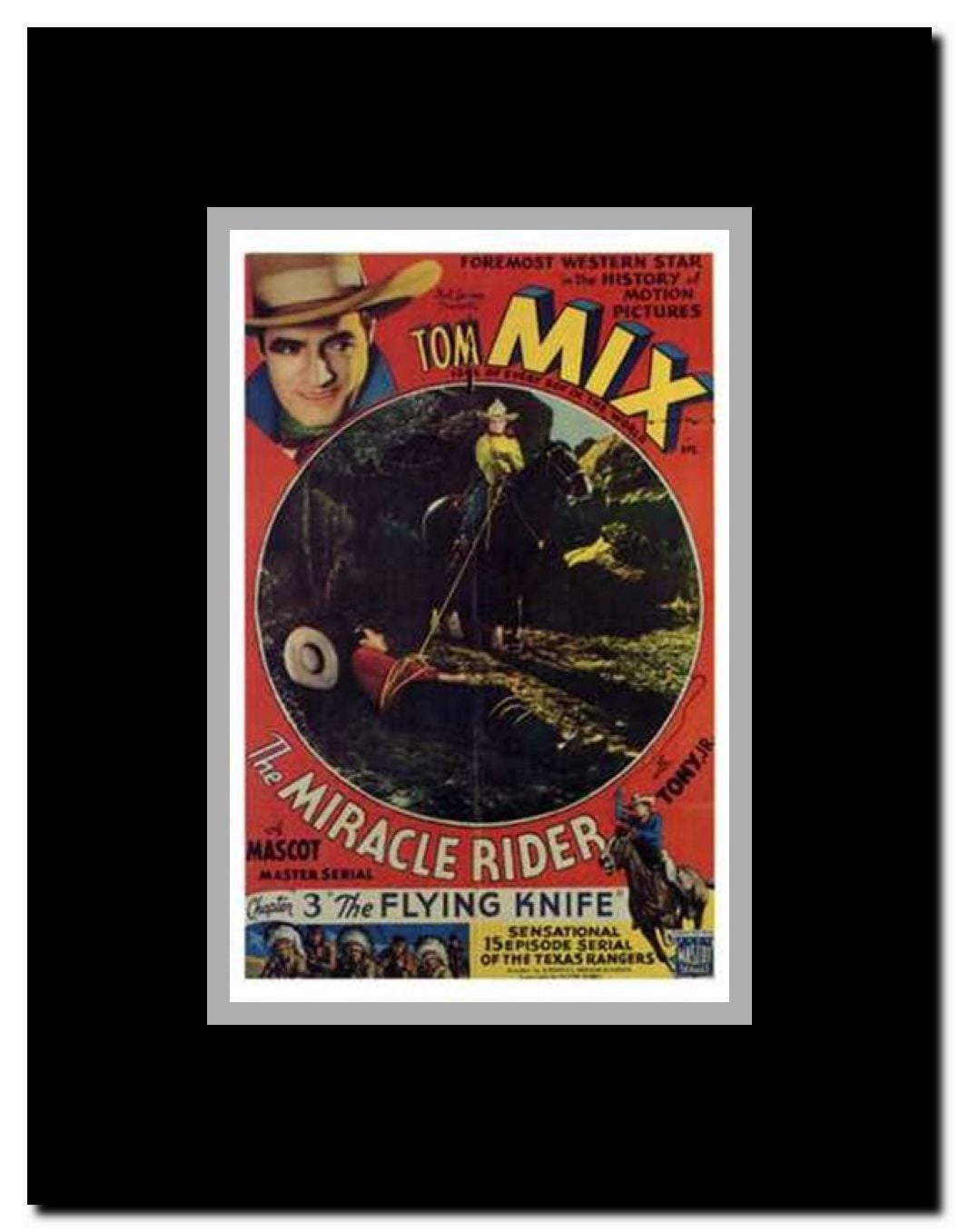 The Miracle Rider Framed Movie Poster