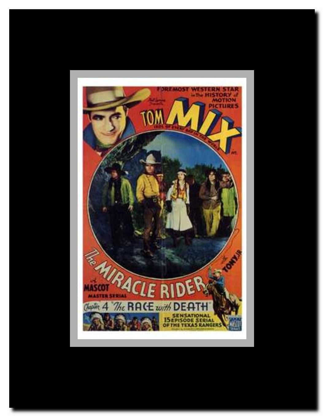 The Miracle Rider Framed Movie Poster