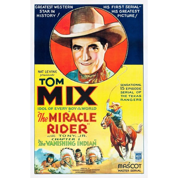 The Miracle Rider Tom Mix 1935 Movie Poster Masterprint (24 x 36)