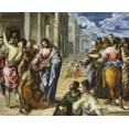 thumbnail image 1 of The Miracle of Christ Healing the Blind, El Greco (1541-1614/Greek), Oil on Canvas, Metropolitan Museum of Art, New York City Poster Print (18 x 24), 1 of 1