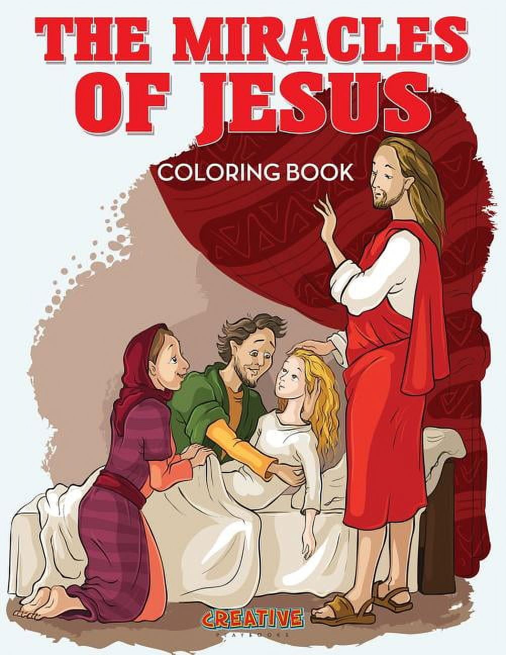 The Miracles of Jesus Coloring Book (Paperback) - Walmart.com