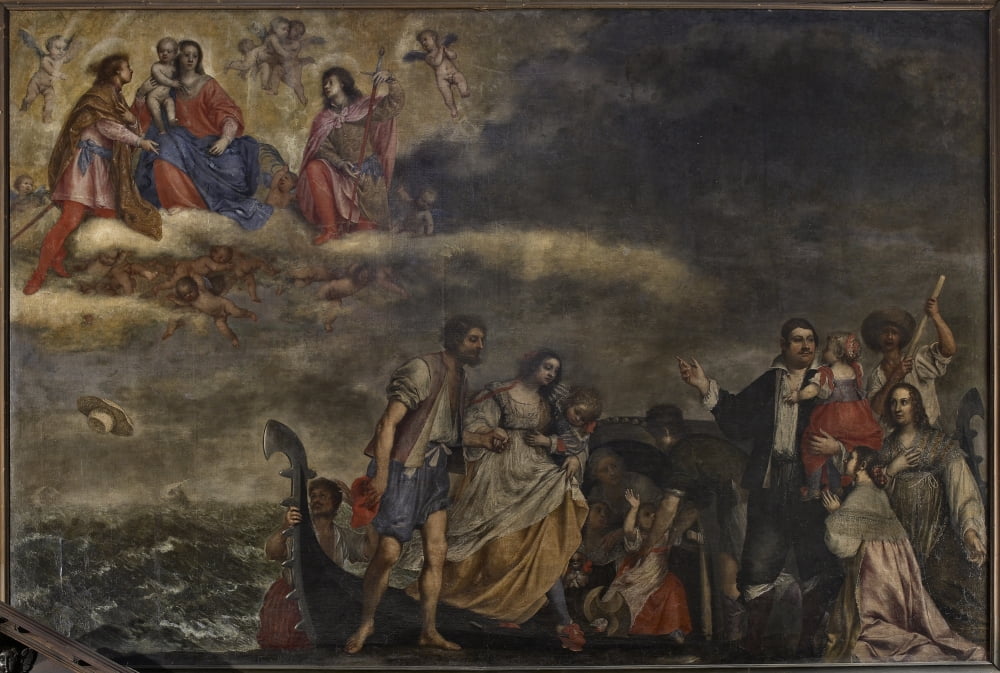 The Miraculous Rescue Canvas Art - (36 x 24)
