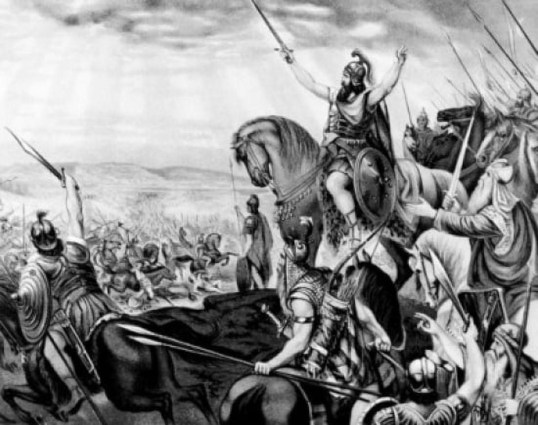 The Miraculous Victory Upon the Amorites by Wilhelm Ebbinghaus 19th century Canvas Art - (24 x 36)