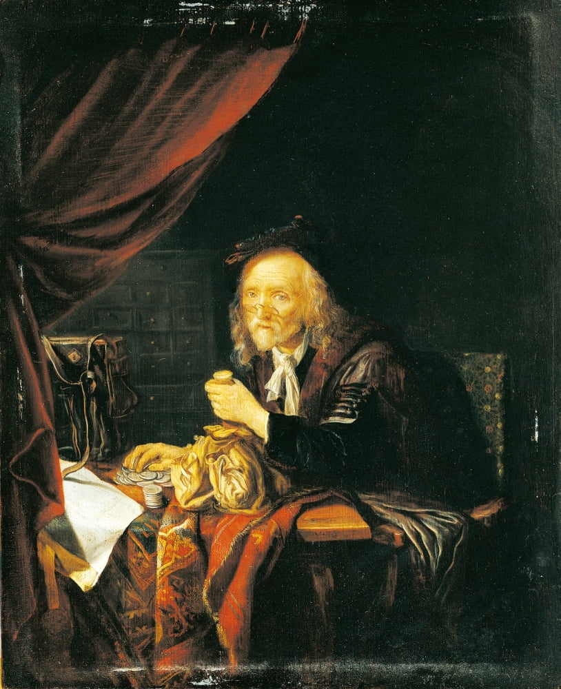 The Miser Canvas Art - (24 x 36)