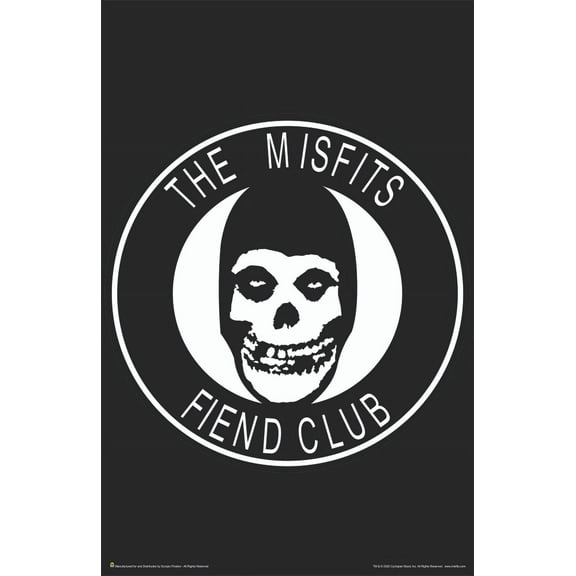 The Misfits Fiend Club Music Mini Poster- 11" x 17"