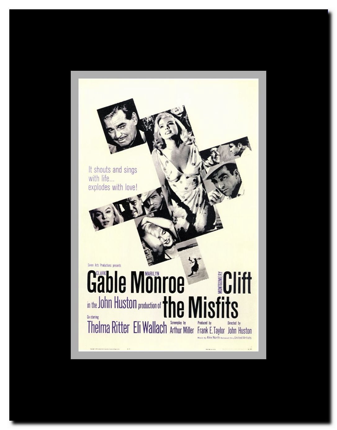The Misfits Framed Movie Poster