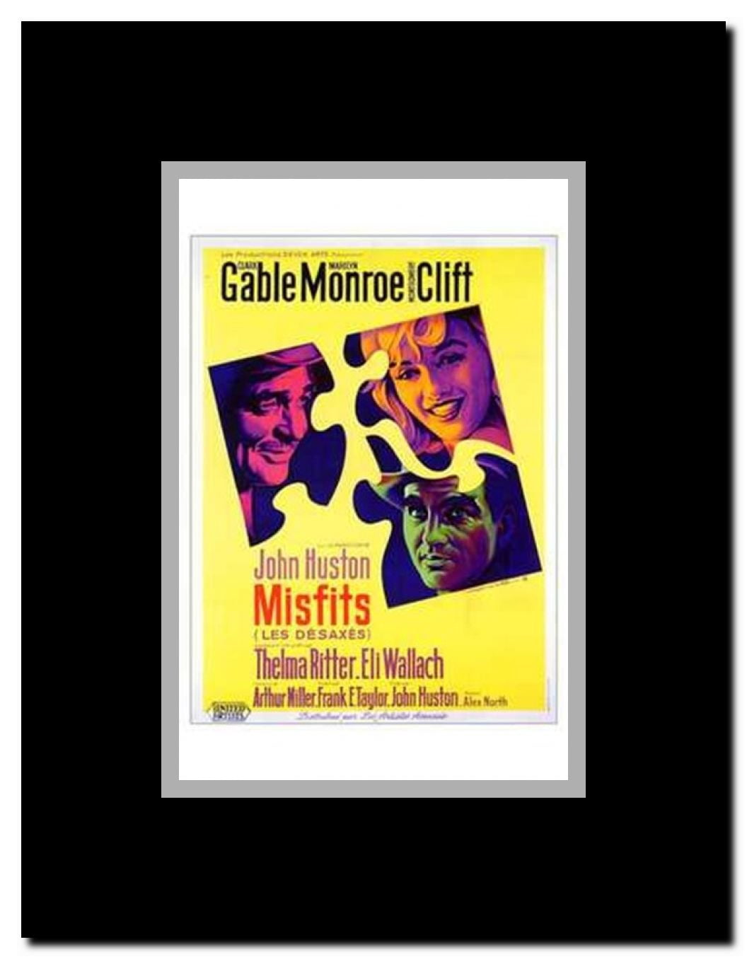 The Misfits Framed Movie Poster