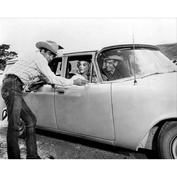 The Misfits Montgomery Clift Marilyn Monroe C. Gable Studebaker Lark 5x7 photo poster