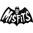 thumbnail image 1 of Misfits Bat Fiend, Officially Licensed, Iron-On / Sew-On, Embroidered PATCH - 2.7" x 4.5", 1 of 2