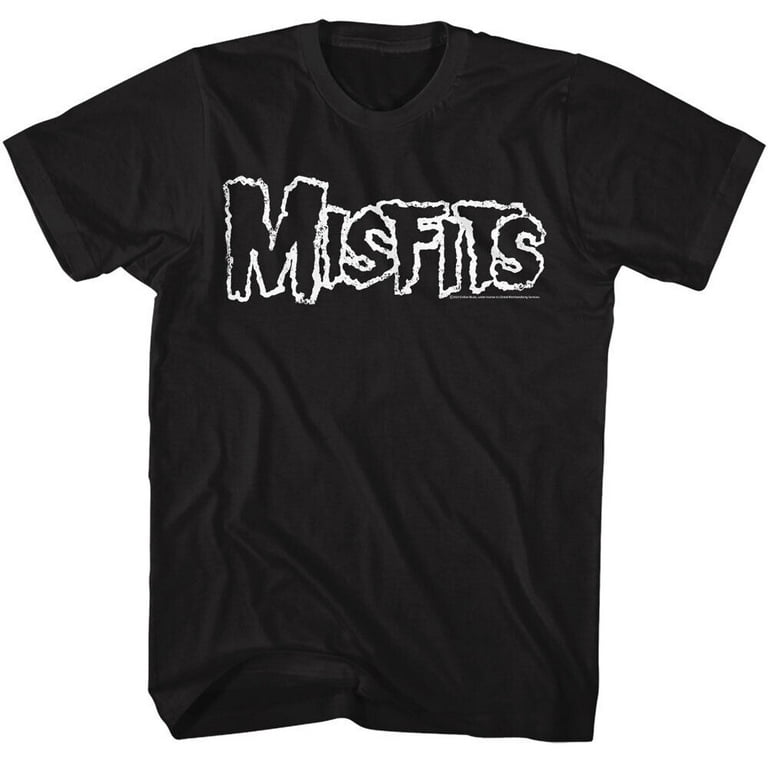 The Misfits White Outline Band Logo Men