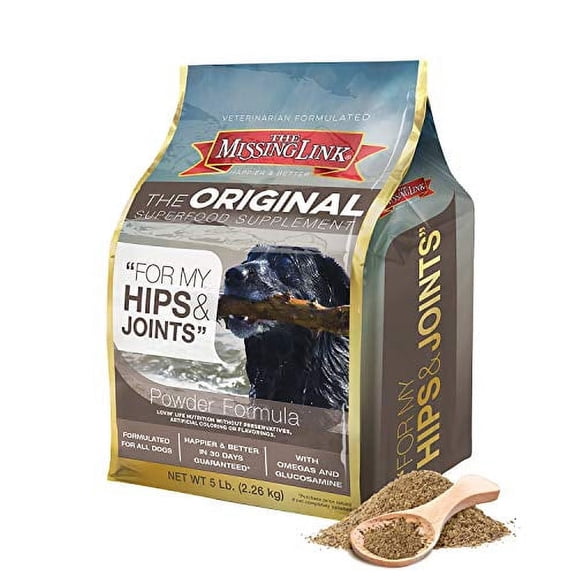 The Missing Link Superfood Powders Hips & Joints Dog Supplement 5 lb Bag