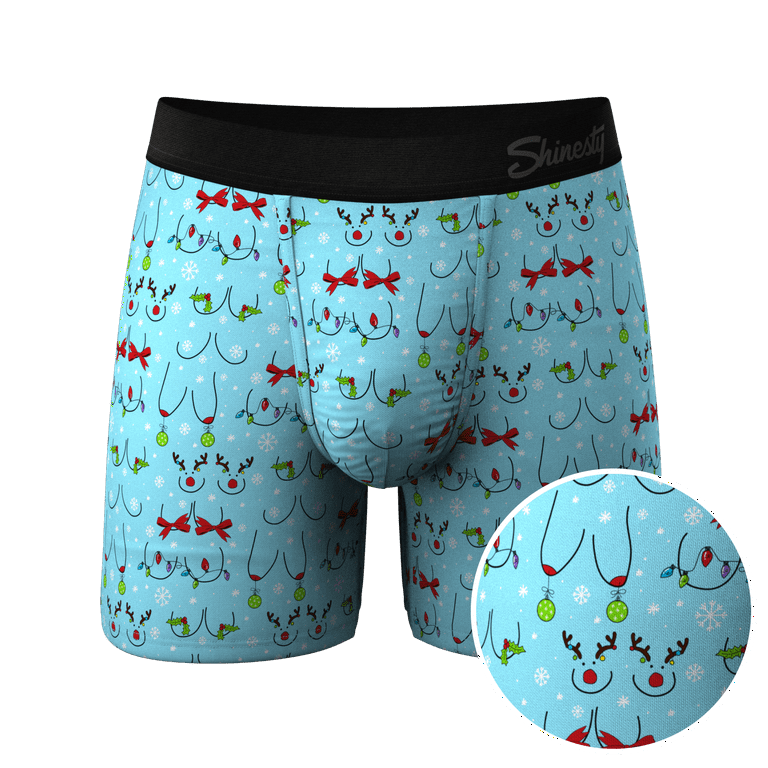 The Mistletits - Shinesty Christmas Bust Ball Hammock Pouch Underwear 5X 