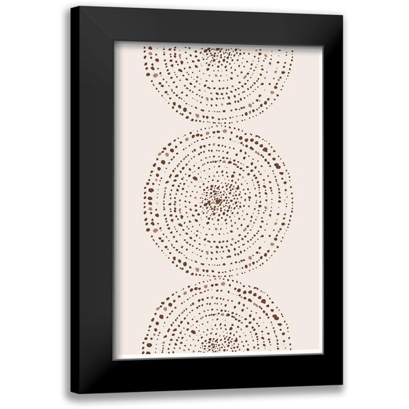The Miuus Studio 11x14 Black Modern Framed Museum Art Print Titled - Boho