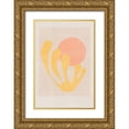 thumbnail image 1 of The Miuus Studio 11x14 Gold Ornate Wood Framed with Double Matting Museum Art Print Titled - Modern Plant No2., 1 of 4