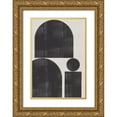 thumbnail image 1 of The Miuus Studio 11x14 Gold Ornate Wood Framed with Double Matting Museum Art Print Titled - Shape Study No1., 1 of 4