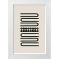 thumbnail image 1 of The Miuus Studio 13x18 White Modern Wood Framed Museum Art Print Titled - BaB No24., 1 of 4