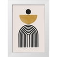 thumbnail image 1 of The Miuus Studio 13x18 White Modern Wood Framed Museum Art Print Titled - Mid Century No2., 1 of 4