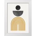 thumbnail image 1 of The Miuus Studio 14x18 White Modern Wood Framed Museum Art Print Titled - Midcentury Composition, 1 of 4