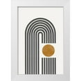thumbnail image 1 of The Miuus Studio 18x24 White Modern Wood Framed Museum Art Print Titled - Arch No4., 1 of 4