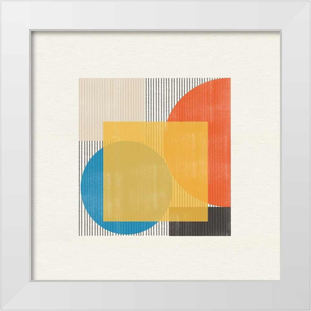 The Miuus Studio 20x20 White Modern Wood Framed Museum Art Print Titled ...