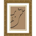 thumbnail image 1 of The Miuus Studio 23x32 Gold Ornate Wood Framed with Double Matting Museum Art Print Titled - Woman, 1 of 4