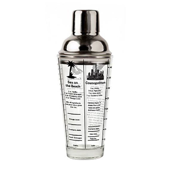 Kikkerland Mix Master Cocktail Shaker