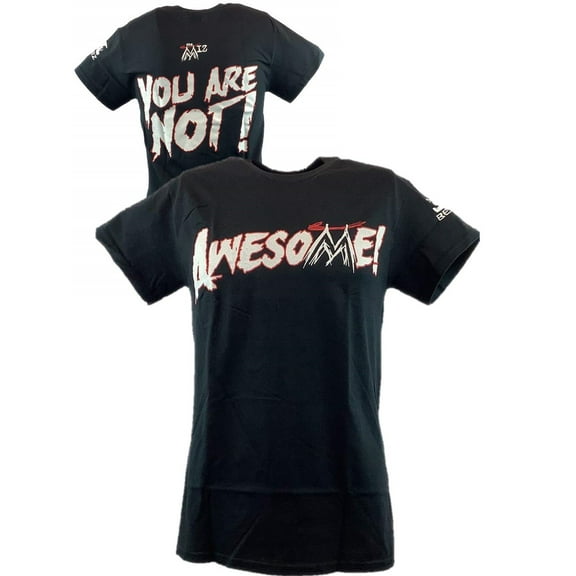 The Miz You Are Not Awesome Mens Black T-shirt XL