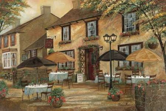 The Mobley Inn Canvas Art - Ruane Manning (24 x 36)